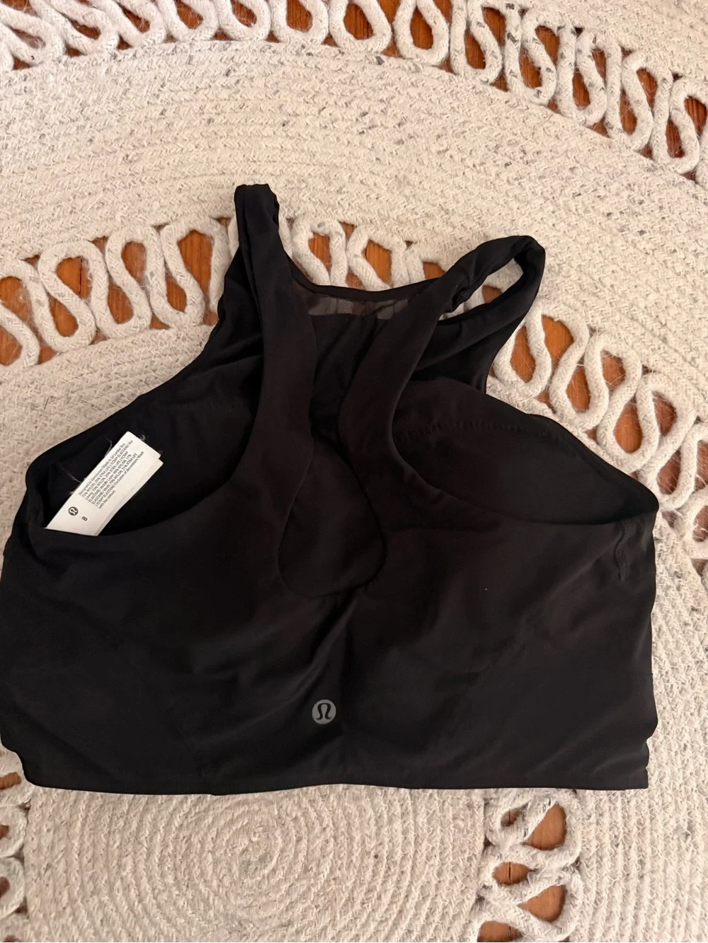 lululemon athletica Black Racerback Sports Bra